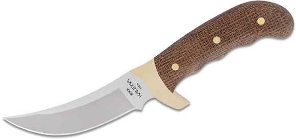 BUCK 401BRSLE KALINGA S35VN STEEL MICARTA HANDLE FIXED BLADE KNIFE W/SHEATH.