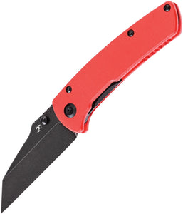 KANSEPT KNIVES KT1015B2 MAIN STREET LINERLOCK 154CM RED G10 HANDLE FOLDING KNIFE