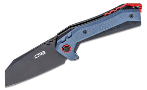 CJRB KNIVES J1919BU TIGRIS AR-RPM9 STEEL BLUE G10 HANDLE FOLDING KNIFE.
