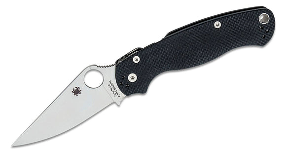 Spyderco c81gp2 paramilitary 2 g10 handle s45vn folding knife.