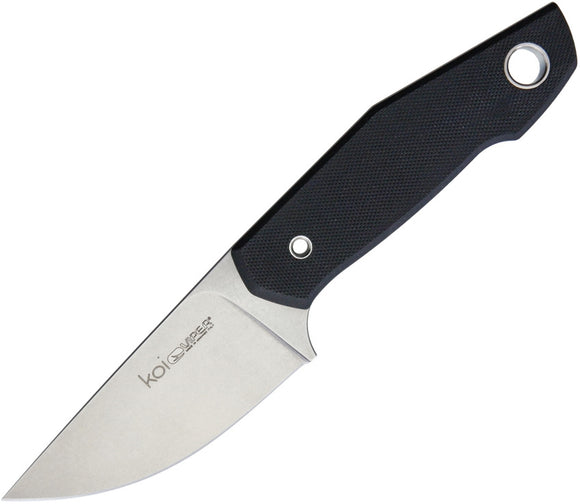 VIPER KNIVES VT4009GB KOI BLACK G10 HANDLE N690 BLADE FIXED BLADE KNIFE W/SHEATH