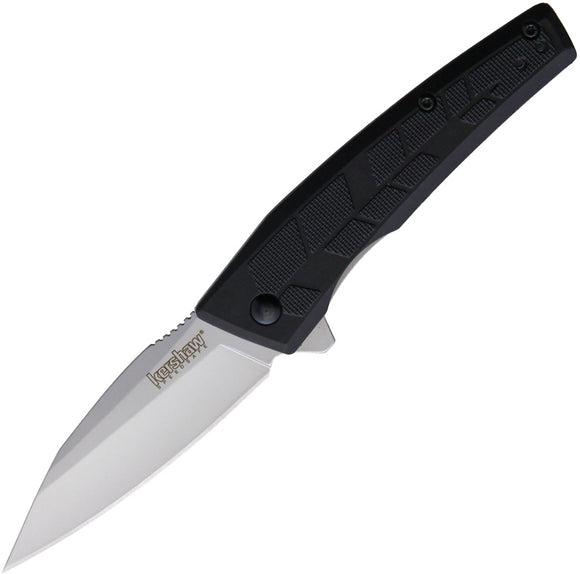 KERSHAW 1342 RHETORIC LINERLOCK ASSISTED 3CR13 BLACK GFN HANDLE FOLDING KNIFE.