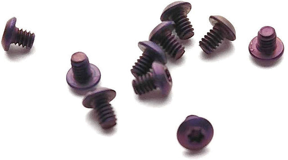 FLYTANIUM FLY383P PURPLE BODY SCREWS FOR BENCHMADE BUGOUT KNIFE