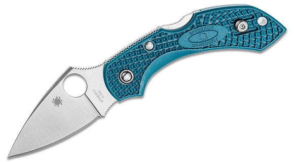 SPYDERCO C28FP2K390 DRAGONFLY 2 BLUE K390 STEL FRN FOLDING KNIFE.