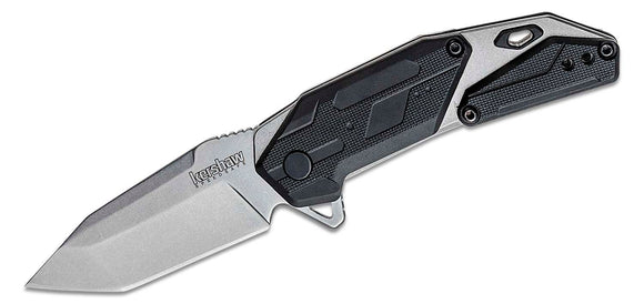 KERSHAW 1401 JET PACK ASSISTED TANTO 8CR13MOV STEEL FOLDING KNIFE.