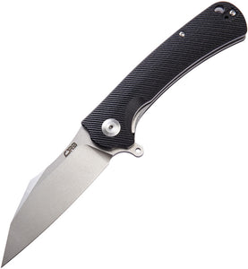 CJRB KNIVES J1901BKC TALLA LINERLOCK BLACK G10 HANDLE D2 STEEL FOLDING KNIFE.