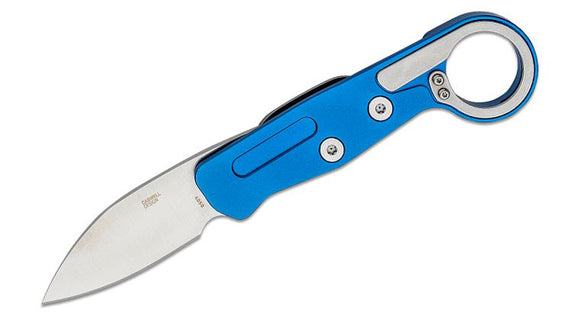 CRKT 4050 PROVOKE EDC BLUE D2 STEEL JOE CASWELL FOLDING KNIFE.