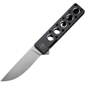 WE KNIVES WE2101B MISCREANT 3.0 BRAD ZINKER FRAMELOCK CPM-20CV STEEL BLACK TI FOLDING KNIFE
