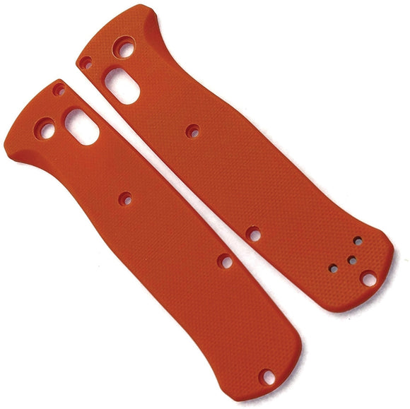 FLYTANIUM FLY628 ORANGE G10 SCALE FOR FOR BENCHMADE BUGOUT KNIFE