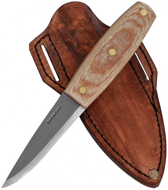 CONDOR CTK39184 PRIMITIVE MOUNTAIN KNIFE 1075HC WITH SHEATH.