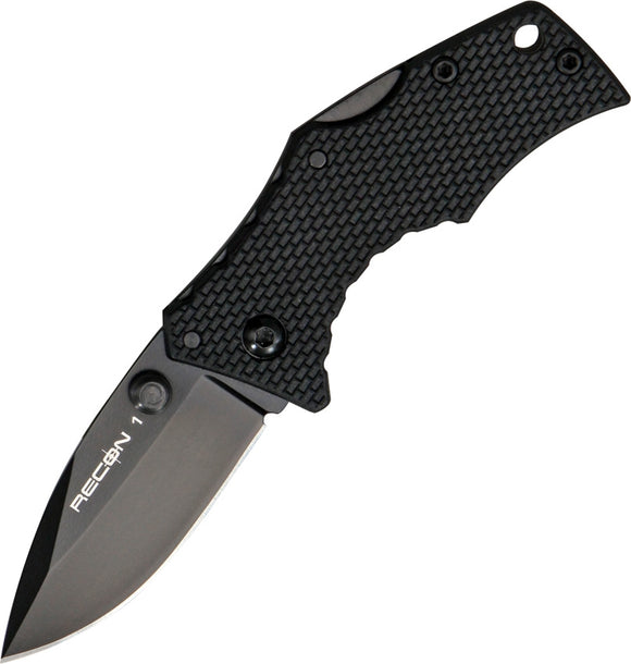 COLD STEEL 27TDS MICRO RECON 1 SPEAR POINT AUS-8A STEEL FOLDING KNIFE