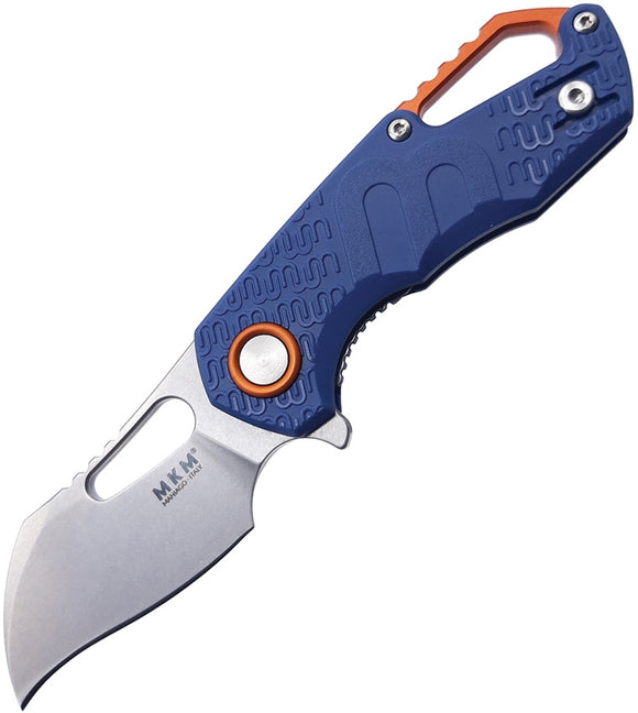 MKM MKMF0311 ISONZO LINERLOCK BLUE N690 BLADE STEEL FOLDING KNIFE.