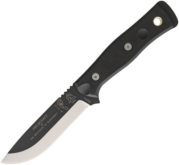 TOPS TPBROSBLK10 G10 1095 BOB BROTHERS OF BUSHCRAFT FIXED BLADE KNIFE W/SHEATH