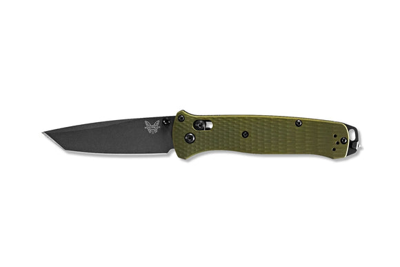 BENCHMADE 537GY-1 BAILOUT CPM-M4 STEEL TANTO POINT AXIS LOCK FOLDING KNIFE.