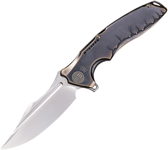WE KNIVES WE814A MODEL 814 CHIMERA CPM-S35VN STEEL PLAIN EDGE FOLDING KNIFE.