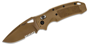 HOGUE SIG36373 K320 ABLE LOCK CPM-S30VN BLACK DROP POINT COMBO FOLDING KNIFE.