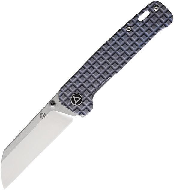QSP KNIVES QS130RFRG1 PENGUIN TI FRAMELOCK 154CM STEEL FOLDING KNIFE.