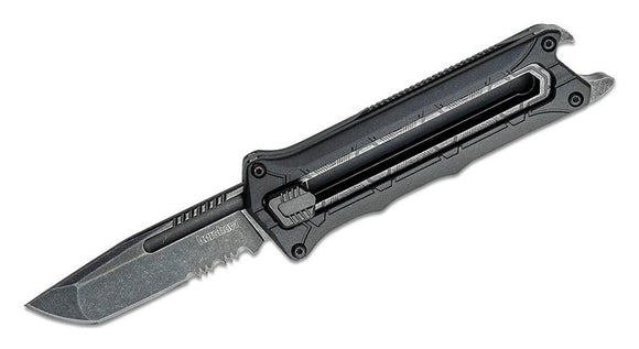 KERSHAW 1195 INTERSTELLAR MANUAL OTF TANTO 8CR13MOV FOLDING KNIFE.