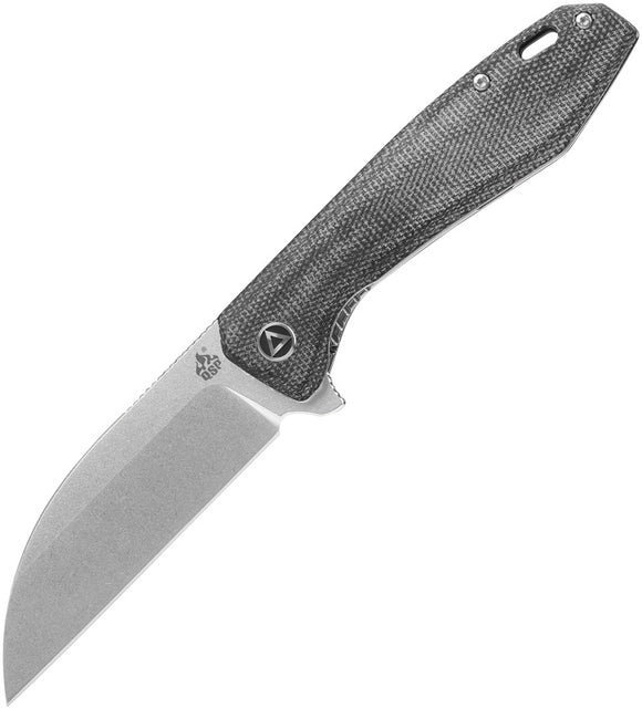 QSP KNIVES QS118D2 PELICAN LINERLOCK CPM-S35V STEEL MICARTA HANDLE FOLDING KNIFE