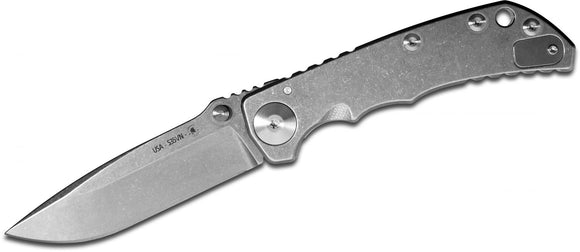 SPARTAN BLADES SF5SW HARSEY TI STONE WASHED CPM-S45VN STEEL FOLDING KNIFE