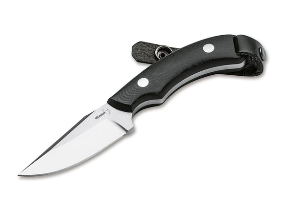 BOKER 02BO046 BOKER PLUS 02BO046 J-BITE GREG DASH 440C STEEL FIXED BLADE KNIFE.