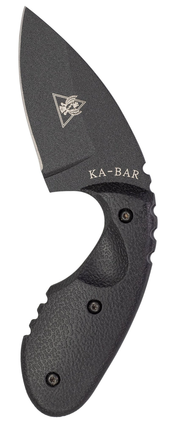 KABAR 1493 TDI INVESTIGATOR AUS-8A STEEL FIXED BLADE KNIFE WITH SHEATH