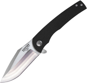 ONTARIO 8877 CARTER TRINITY FRAMELOCK AUS-8 STEEL PLAIN EDGE FOLDING KNIFE