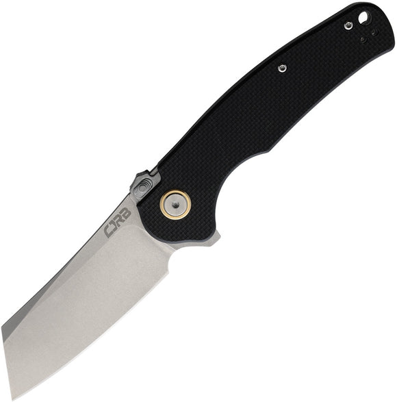 CJRB KNIVES J1904RBKF CRAG LINERLOCK BLACK G10 HANDLE D2 STEEL FOLDING KNIFE.