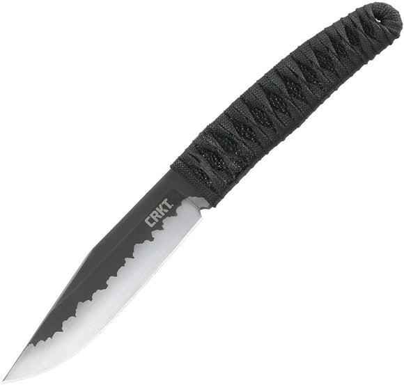 CRKT 2290 NISHI 8CR13MOV STEEL FIXED BLADE KNIFE WITH SHEATH