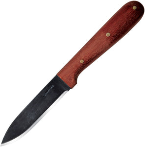 CONDOR CTK24745HC 1075HC KEPHART SURVIVAL FIXED BLADE KNIFE WITH LEATHER SHEATH
