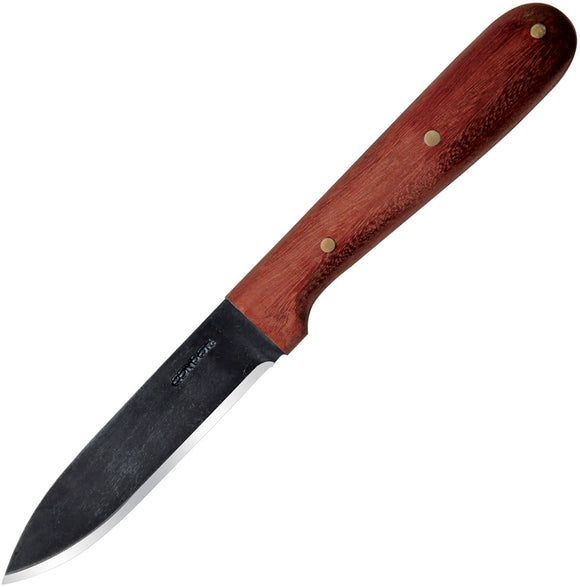 CONDOR CTK24745HC 1075HC KEPHART SURVIVAL FIXED BLADE KNIFE WITH LEATHER SHEATH