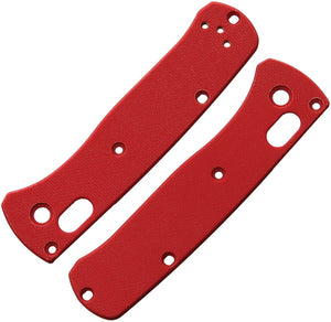 FLYTANIUM FLY531 RED G10 SCALE FOR FOR BENCHMADE MINI BUGOUT KNIFE