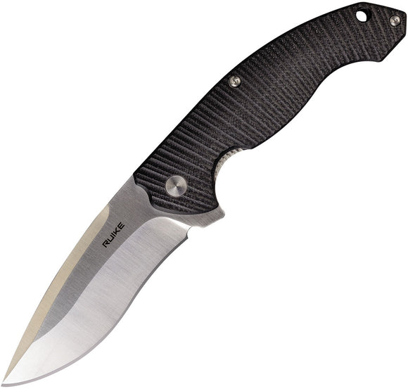 RUIKE RKEP852B P852 LINERLOCK SAFETY LOCK SANDVIK STEEL FOLDING KNIFE.