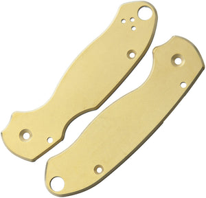 FLYTANIUM FLY572 BRASS SCALE FOR FOR SPYDERCO PARA 3 FOLDING KNIFE.