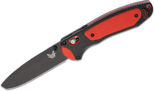 BENCHMADE 591BK BOOST CPM3V STEEL AXIS VERSAFLEX BLUNT ASSISTED FOLDING KNIFE - DISCONTINUED