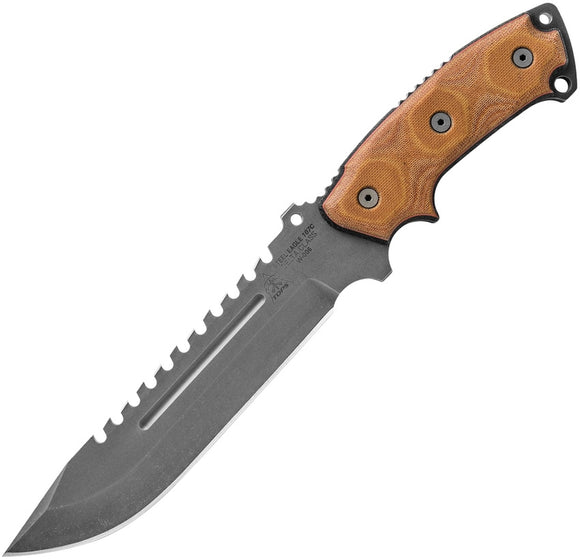 TOPS TPSE107CDC 107C DELTA CLASS STEEL EAGLE HUNTERS POINT FIXED BLADE KNIFE WITH SHEATH