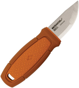 MORA KNIVES FT02327 ELDRIS ORANGE NECK CARRY FIXED BLADE KNIFE WITH SHEATH