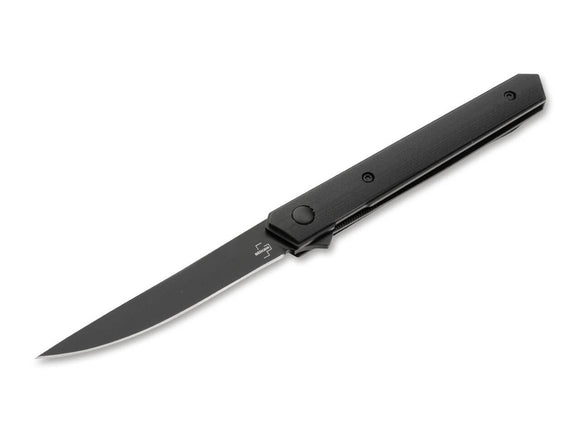 BOKER 01BO329 KWAIKEN AIR MINI BLACK G10 HANDLE VG10 STEEL FOLDING KNIFE.