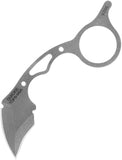 TOPS TPQCK01 QUICKIE LEO ESPINOZA 1095HC SMALL FIXED BLADE KNIFE WITH SHEATH