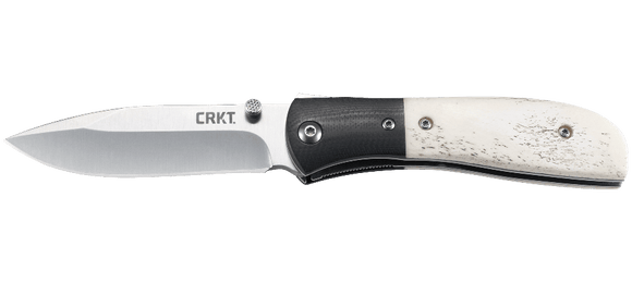 CRKT M4-02 OUTBURST CARSON BONE HANDLE FOLDING KNIFE