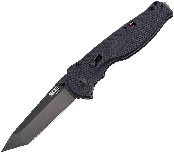 SOG SOGTFSAT8BX FLASH II TINI TANTO POINT AUS-8A STAINLESS FOLDING KNIFE.
