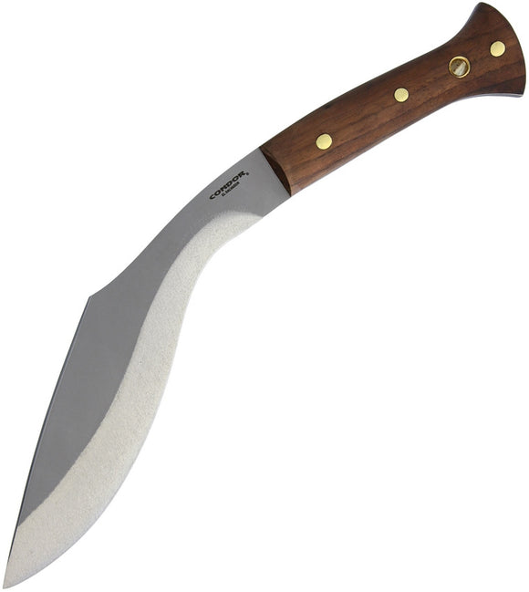 CONDOR CTK181310HC HEAVY DUTY KUKRI FIXED BLADE KNIFE WITH LEATHER SHEATH