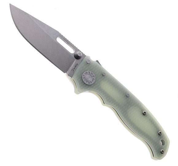 DEMKO KNIVES AD20.5 CLIP POINT NATURAL G10 CPM-S35VN FOLDING KNIFE.