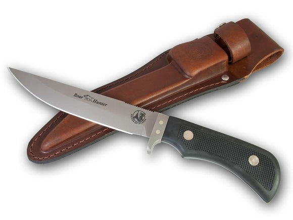 KNIVES OF ALASKA 00849FG boar hunter SUREGRIP FIXED BLADE KNIFE WITH SHEATH.