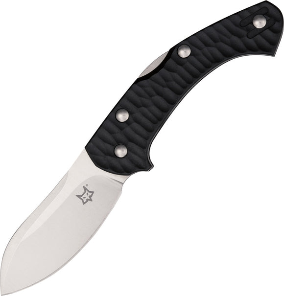 FOX FOX305 ANSO ZERO BLACK N690 STEEL JENS ANSO DESIGNED FOLDING KNIFE.
