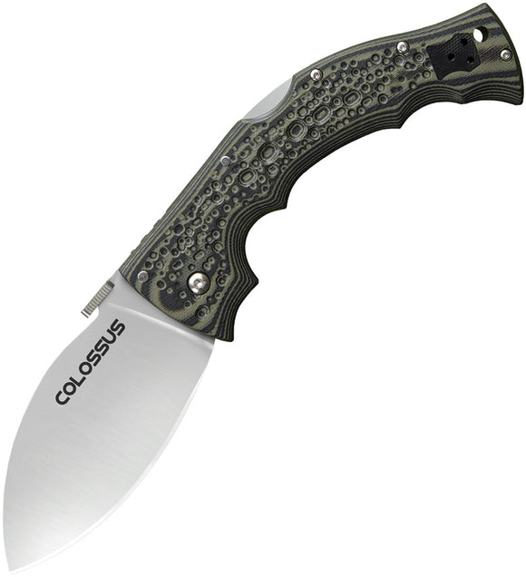 COLD STEEL 28DWA COLOSSUS I CTS-XHP STEEL MIKE WALLACE FOLDING KNIFE.
