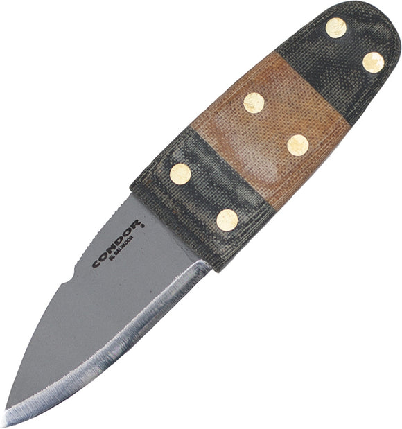 CONDOR CTK392326HC PRIMITIVE BUSH DAGGER FIXED BLADE KNIFE WITH SHEATH