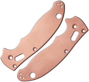 FLYTANIUM FLY581 COPPER SCALES FOR SPYDERCO MANIX 2 KNIFE.