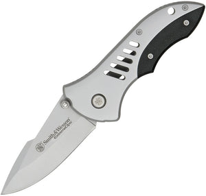 SMITH AND WESSON SW5CP EXTREME OPS LINERLOCK CF INSERT FOLDING KNIFE.