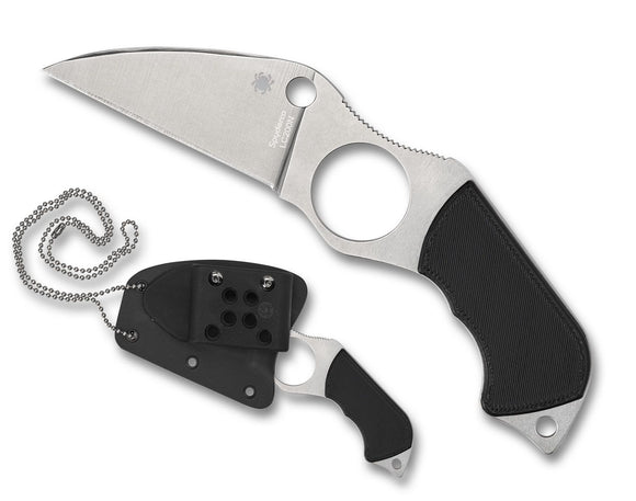 SPYDERCO FB14P6 SWICK 6 SMALL LC200N STEEL FIXED BLADE KNIFE WITH SHEATH